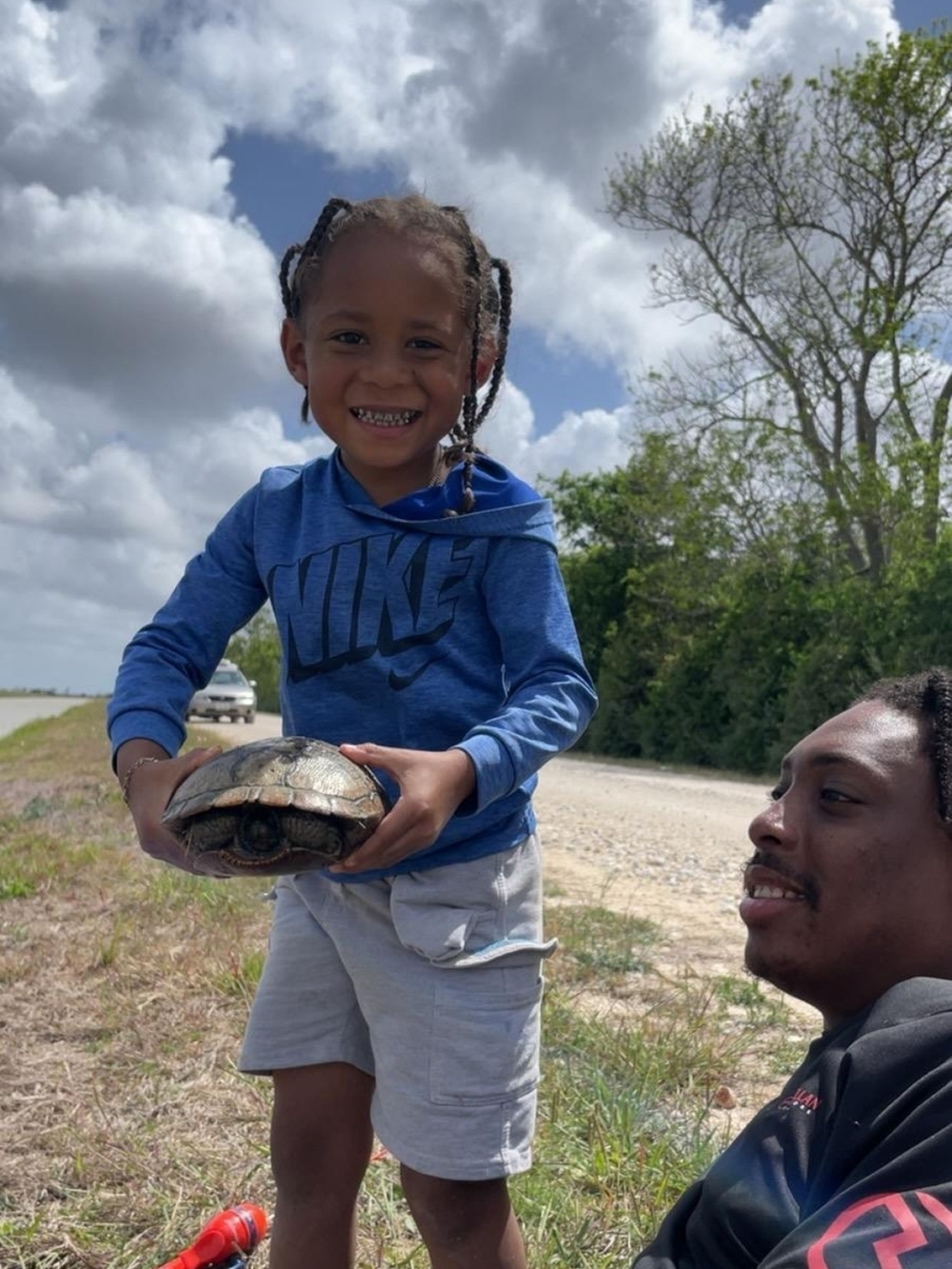 Grandson Adrian And Dad Spending Some Bonding Time Fishing